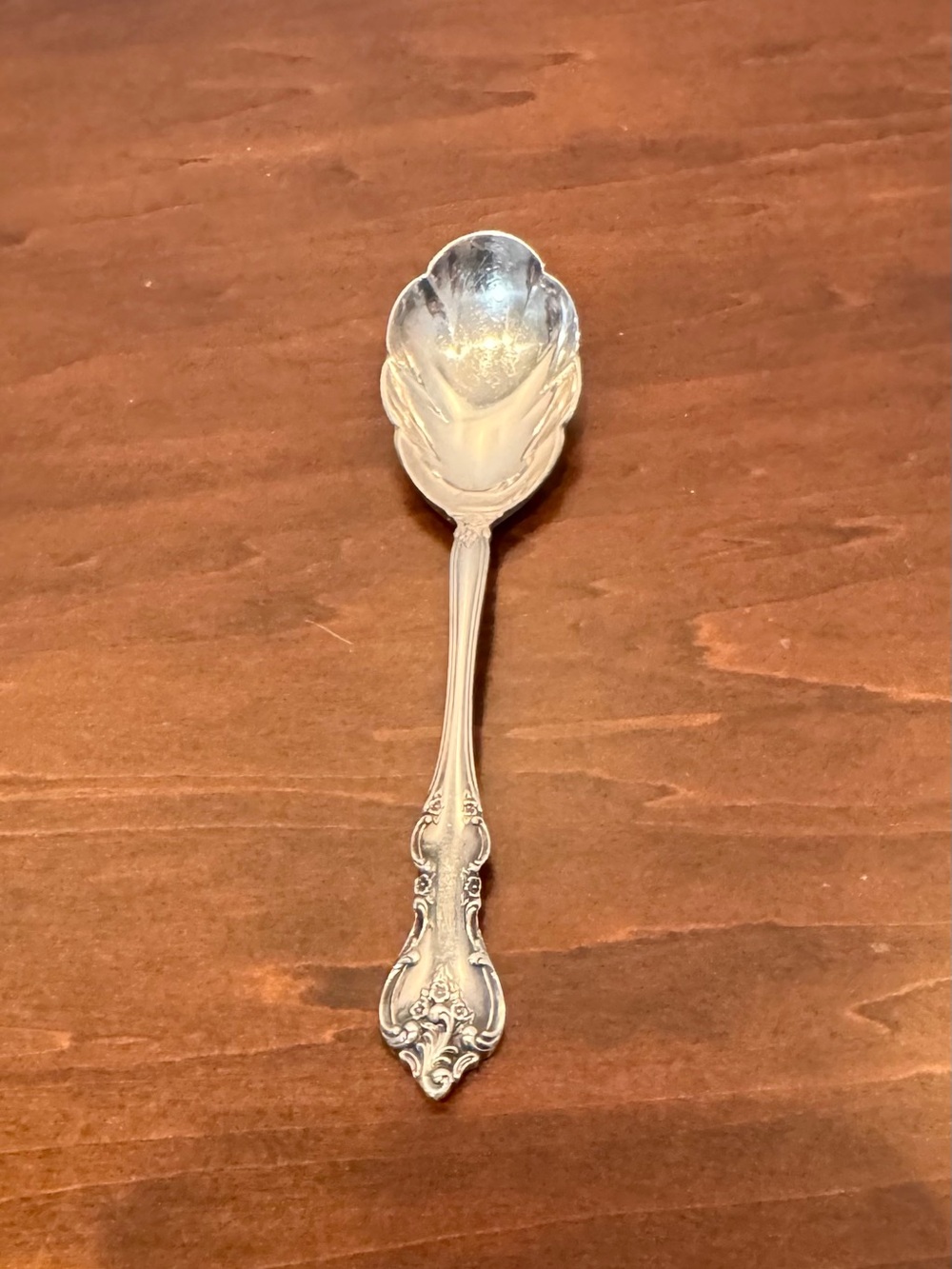 Silver Jeans Silver-Tone Ornate Serving Spoon